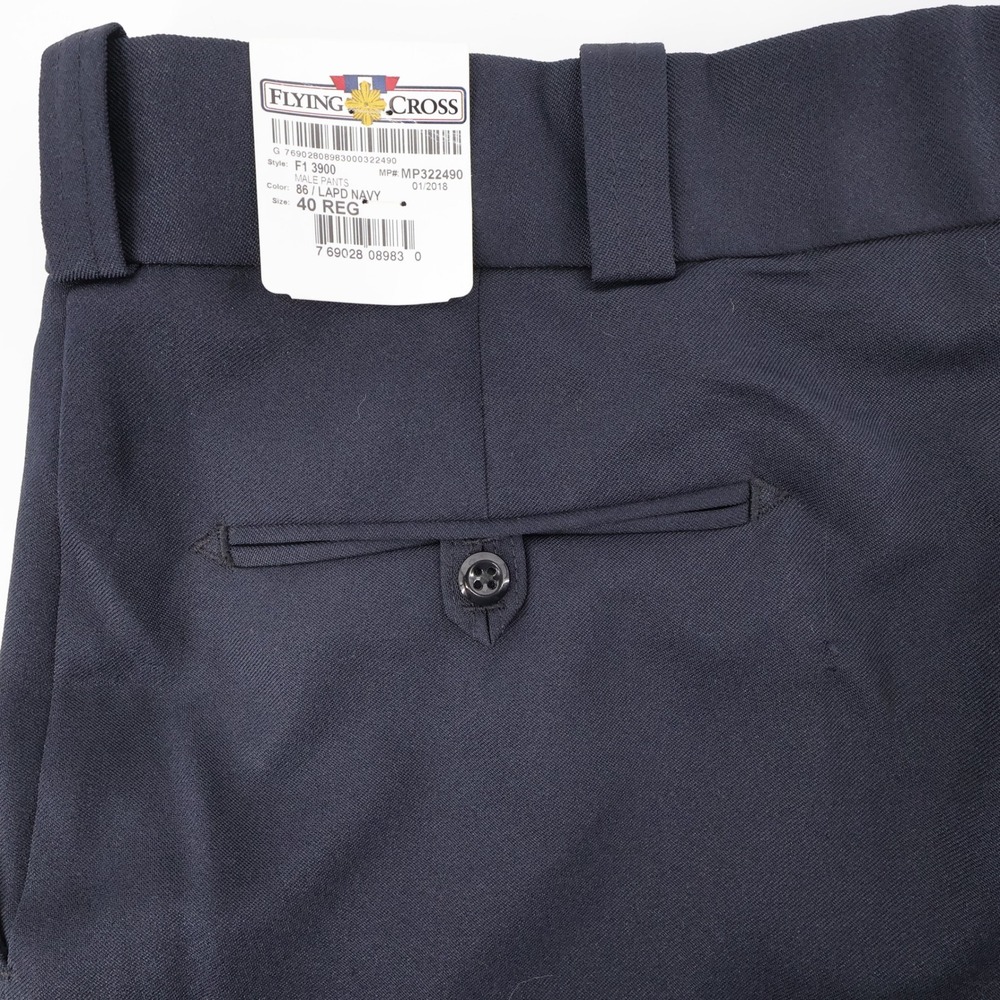 Flying Cross Command F1 3900 Uniform Pants Navy Blue Mens 40 REG 34" Inseam